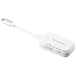 Viewsonic PJ-WPD-700 Wireless dongle (Tx + Rx) for USB type-C @Tx and HDMI+USB type A (charging) @Rx