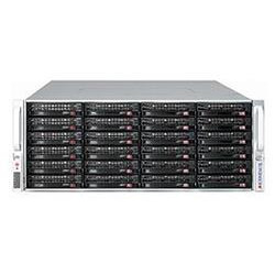 SUPERMICRO 4U chassis 36x 3,5" HS SAS SATA (24x Front + 12x Rear 4xNVMe opt) +2x 2.5"opt., 2x1200W (80PLUS Titanium) 5Y