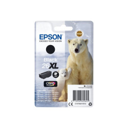 Epson originální ink C13T26214022, T262140, 26XL, black, 12,2ml, Epson Expression Premium XP-800, XP-700, XP-600