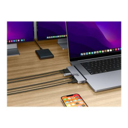 HyperDrive DUO Pro - Dokovací stanice - USB-C x 2 - HDMI, USB4 - 1GbE - pro Apple MacBook Air; MacBook Pro