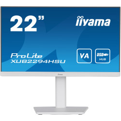 Iiyama ProLite XUB2294HSU-W2 LCD VA/PVA/MVA 21,5" 1920 x 1080 1ms 250nitů 3000:1 75Hz  Repro Pivot   Bílá 