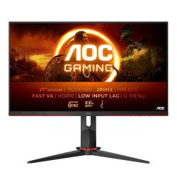 AOC Gaming 27G2ZN3 LCD VA/PVA/MVA 27" 1920 x 1080 1ms 300nitů 4000:1 280Hz   Pivot   Černo - červená 