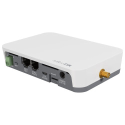 MikroTik KNOT IoT Gateway LoRa, CAT-M NB, Bluetooth, GPS, 2x LAN, 1x SIM, microUSB, 2.4 GHz b g n, L4