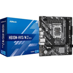 ASRock MB Sc LGA1700 H610M-HVS M.2 R2.0, Intel H610, 2xDDR4, 1xHDMI, 1xVGA, mATX