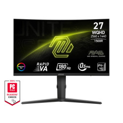 MSI MAG 275CQRF QD E2 27" VA QHD 180Hz 0,5ms Black 3R