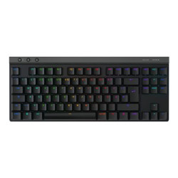 Logitech G G515 - Klávesnice - technologie LIGHTSPEED - TKL - podsvícení - USB, Bluetooth, 2.4 GHz - QWERTZ - česká - klávesový spínač: GL Tactile - černá