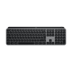 Logitech Master Series MX Keys S for Mac - Klávesnice - full size - podsvícená - bezdrátový - Bluetooth LE - QWERTY - US mezinárodní - bledě šedá