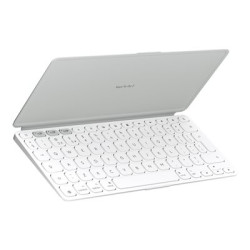 Logitech Keys-To-Go 2 for iPad - Klávesnice - vestavěný kryt - bezdrátový - Bluetooth LE - QWERTY - US mezinárodní - bledě šedá