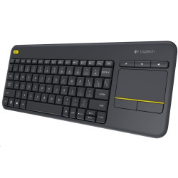 Logitech Wireless Keyboard Touch Unifying K400 Plus, CZ