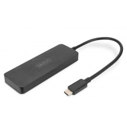 DIGITUS USB-C - 3x DP MST Video Hub DP 1.4, 4K 60Hz