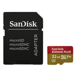 Extreme Plus microSDHC 32GB+SD Adapter