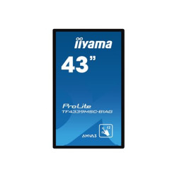 iiyama ProLite TF4339MSC-B1AG - 43" Třída úhlopříčky (42.5" zobrazitelný) displej LCD s LED podsvícením - interaktivní digital signage - s dotyková obrazovka (multi touch) - 1080p 1920 x 1080 - matná čerň