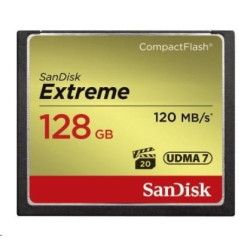 SanDisk Compact Flash Card 128GB Extreme (R:120 W:85 MB s UDMA7)