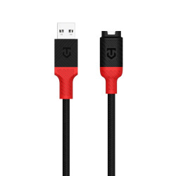 Tactical Recce 3:20 kabel pro Garmin USB-A Black Red