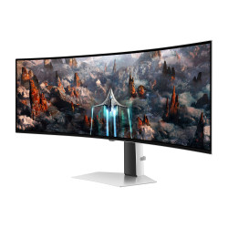 Samsung Odyssey G9 LCD VA MiniLED 49" 5120 x 1440 1ms 420 nitů 2500:1 240Hz Repro USB-C Černo-bílá