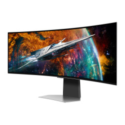 Samsung Odyssey G9 OLED 49" 5120 x 1440 0,03ms 250 nitů 1000000:1 240Hz Repro USB-C Černo-bílá