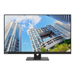 Lenovo ThinkVision E28u-20 - LED monitor - 28" - 3840 x 2160 4K @ 60 Hz - IPS - 300 cd m2 - 1000:1 - HDR10 - 4 ms - 2xHDMI, DisplayPort - reproduktory - havraní čerň