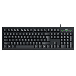 Genius Smart KB-100 COPILOT, klávesnice CZ SK, klasická, drátová (USB), černá