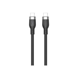 HyperJuice - USB kabel - 24 pin USB-C (M) do 24 pin USB-C (M) - USB 2.0 - 1 m - napájení USB (240 W), technologie Extended Power Range (EPR) - černá