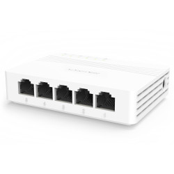 HIKVISION switch DS-3E0505D-E 5x port 10 100 Mbps RJ45 ports 1 Gbps napájení 5 VDC, 0.6 A