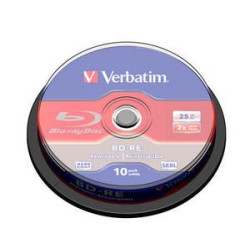 VERBATIM BD-RE SL(10-pack)Blu-Ray spindle 2x 25GB