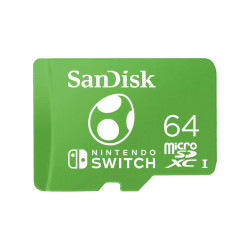 SanDisk MicroSDXC karta 64GB pro Nintendo Switch (R:100 W:90 MB s, UHS-I)