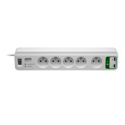 APC Essential SurgeArrest 5 zásuvek s 2 USB porty 5 V, 2,4A 