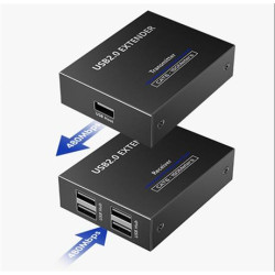 PremiumCord 4-port USB 2.0 extender po Cat5 Cat5e Cat6 do 150m