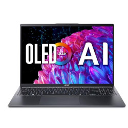 Acer Swift Go 16 SFG16-72 16" U5-125U 16 GB 512 GB Intel Graphics 4-Cores iGPU Windows 11 Home Tmavě šedá