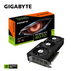 GIGABYTE VGA NVIDIA GeForce RTX 4070 WINDFORCE OC 12G V2, 12G GDDR6X, 3xDP, 1xHDMI