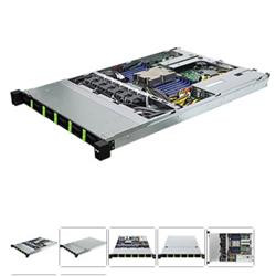 ASRock Rack 1U server SP5, 24xDDR5 nonECC,12xHS NVME SATA, 2xM.2, PCIe5 x16,2x10Gb 2x1Gb LAN 2x1000W,IPMI