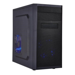 EUROCASE skříň MC X203 EVO black, micro tower, without fans, 2x USB 2.0, 1x USB 3.0 (without splitter)