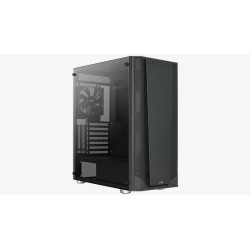 AEROCOOL skříň Prism, Mid tower, 2x USB 3.0, 1x USB 2.0, 2x audio, bez zdroje