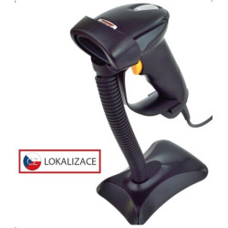 Virtuos CCD čtečka HT-310A s dlouhým dosahem, USB (klávesnice RS232),stojánek , černá