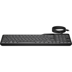 HP 400 Backlit Wired Keyboard - drátová podsvícená klávesnice CZ SK