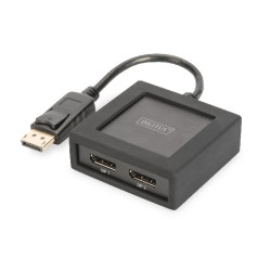 Digitus Rozbočovač 4K DisplayPort na DisplayPort 1x DP vstup, 2x DP výstup, až 4K*2K@60 Hz