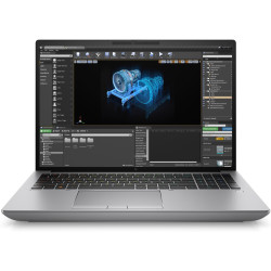 HP ZBook Fury G10 16" I9-13950HX 128GB 2 TB NVIDIA RTX 5000 Ada 16 GB Windows 11 Pro Stříbrná