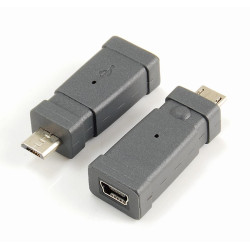 PremiumCord USB redukce Mini 5 PIN female - Micro USB male