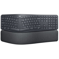 Logitech klávesnice ERGO K860, CZ, bezdrátová, dělená ergonomická, bluetooth (vlisováno v ČR)