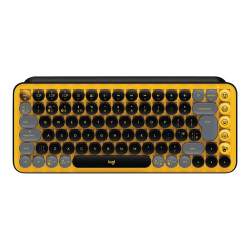 Logitech POP Keys - Klávesnice - bezdrátový - USB, Bluetooth LE, Bluetooth 5.1 - QWERTY - anglická - klávesový spínač: Brown Tactile - blast