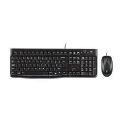 Logitech Keyboard MK120, Keyboard and Mouse, US, black