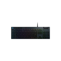 Logitech G815 LIGHTSYNC RGB Mechanical Gaming Keyboard – GL Clicky - CARBON - UK - INTNL