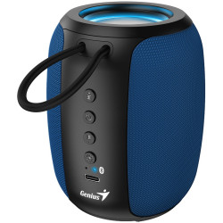 GENIUS repro SP-915BT Blue Bluetooth 5.3 5W mikrofon Copilot AI komunikace USB-C nabíjení černomodré