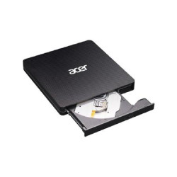 Acer Portable DVD Writer USB-C | Read: 24X DVD-ROM Read: 8X | Burn speed: CD-R: 24X CD-RW: 16X ,DVD-R,8X,DVD-RW 6X