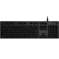 Logitech G512 CARBON LIGHTSYNC RGB Mechanical Gaming Keyboard with GX Brown switches - CARBON - UK - INTNL