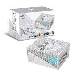 ASUS zdroj 1000W ROG STRIX GOLD AURA WHITE, 120mm, 80+ Gold, ARGB, Bílá