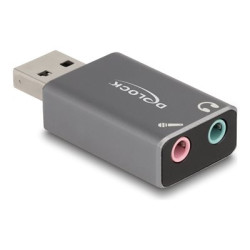 External USB Sound Card with USB-A male, External USB Sound Card with USB-A male