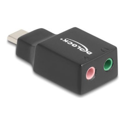 External USB Sound Card with Type-C male, External USB Sound Card with Type-C male