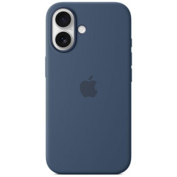 iPhone 16 Silicone Case with MS - Denim