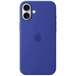 iPhone 16 Plus Silicone Case with MS - Ultramarine